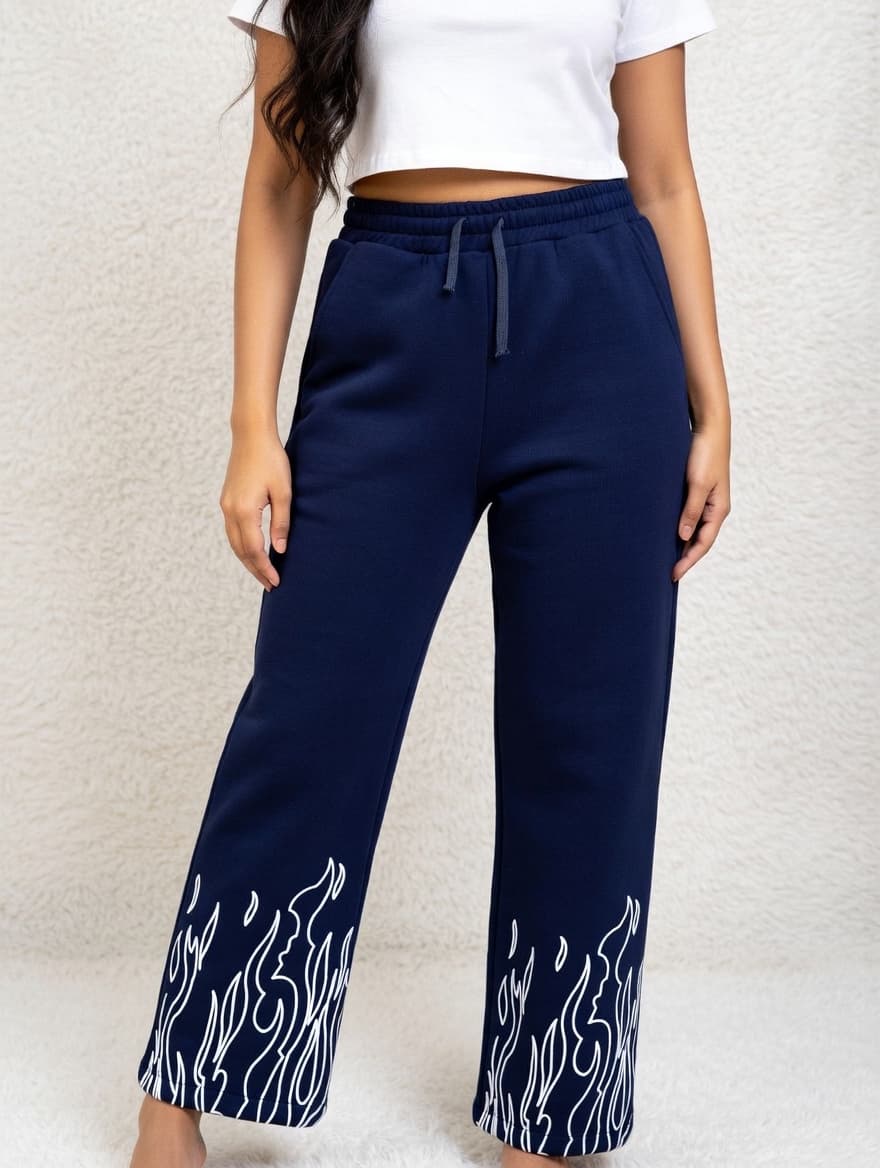 New Lady Trouser m Soft Popcorn Fabric