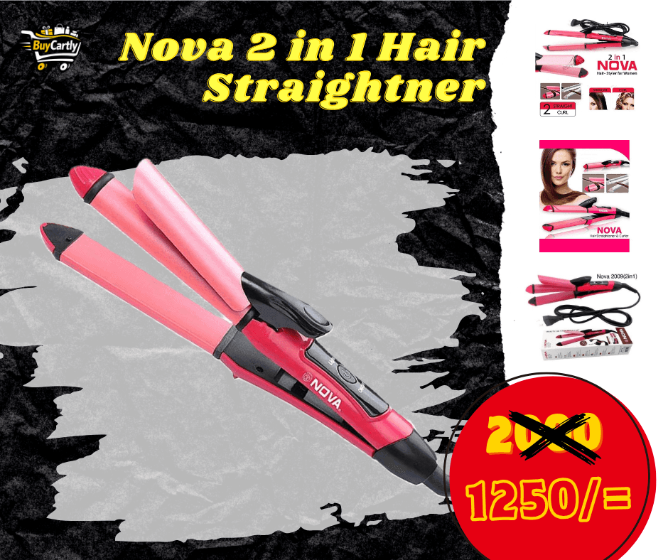 🔴Nova 2 in 1 Hair Straightner – BuyCartly